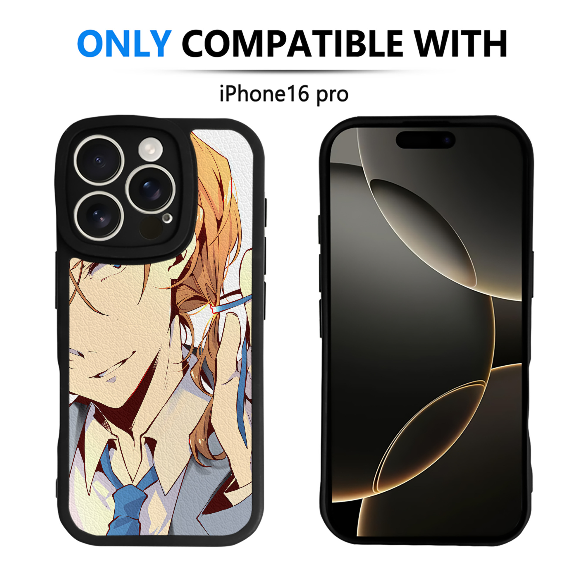 （画像用） 文豪ストレイドッグス Bungo Stray Dogs 【iPhone 16シリーズ対応】シリコンスマホケース（レザー調） 材質：シリコン